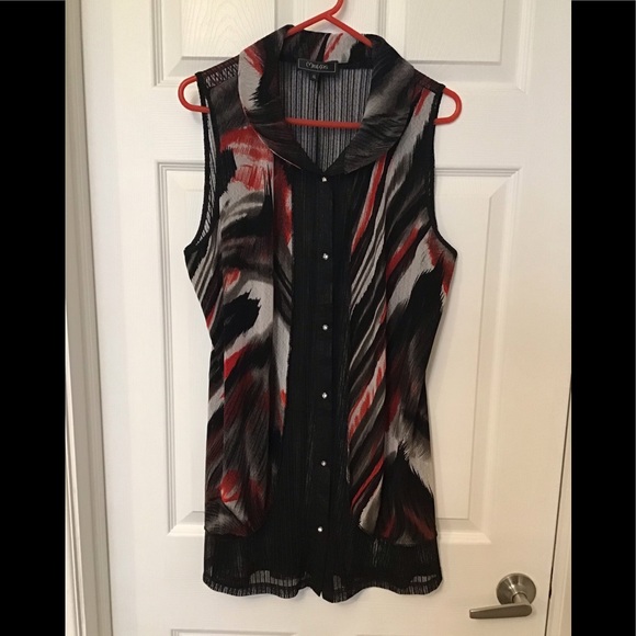 Minkas Sleeveless blouse - Picture 1 of 6